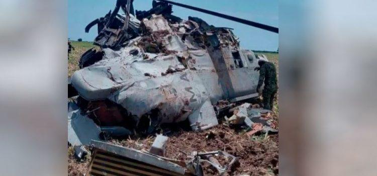 14 marinos muertos saldo de accidente en helicóptero