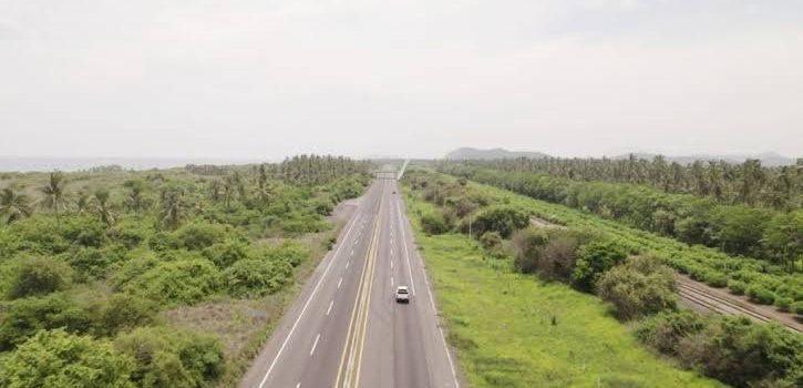 Reportan avance en ampliación de la autopista Armería-Manzanillo