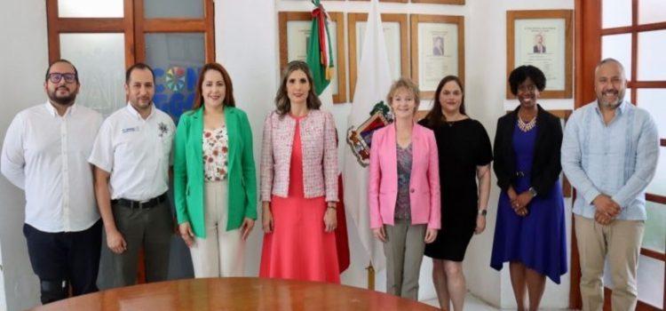 Presidenta municipal de Colima se reúne con Cónsules de Estados Unidos