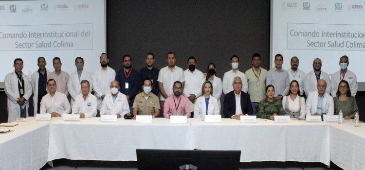 Instalan Comando Interinstitucional del Sector Salud en la entidad