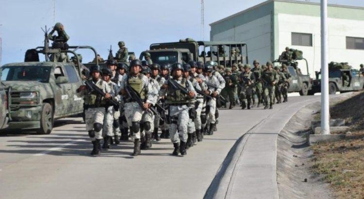Despliegan 300 elementos del Ejército y de la guardia nacional en el estado