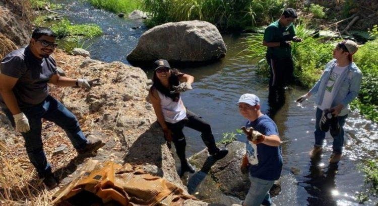 Realizan Jornada de limpieza en el Río Colima