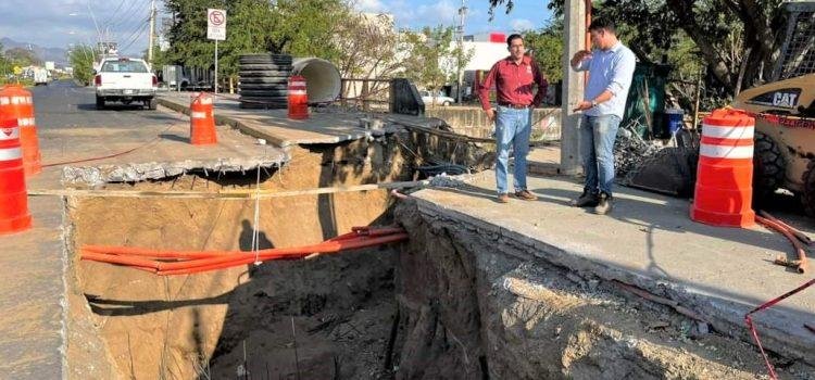 Construyen dren pluvial en Manzanillo