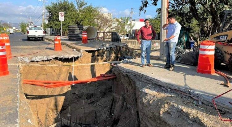 Construyen dren pluvial en Manzanillo