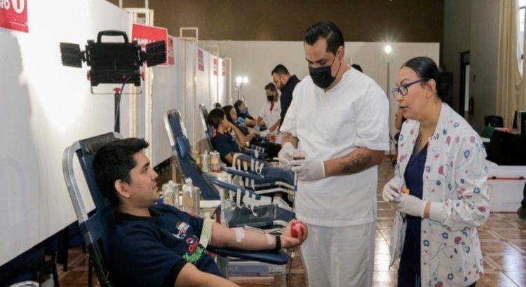 Con éxito realizan octava jornada de donación de sangre en el Estado