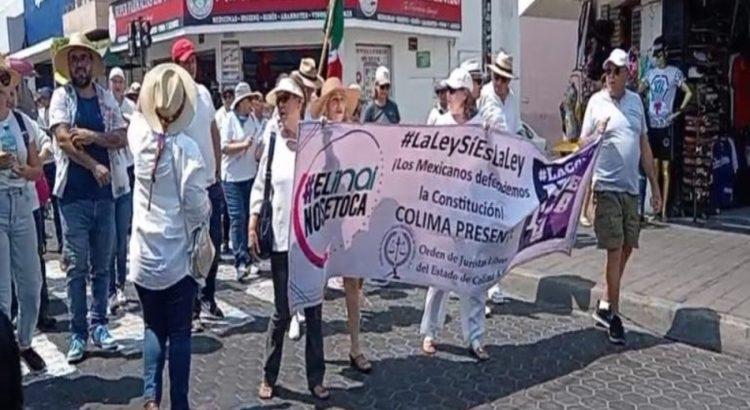 Colima se sumó a la marcha en defensa de la SCJN