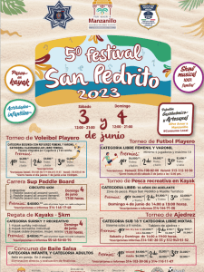 Ayuntamiento de Manzanillo realizará el 5° Festival San Pedrito