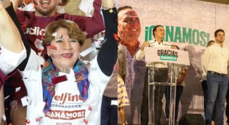 Delfina Gómez y Manolo Jiménez, los virtuales ganadores de la jornada electoral