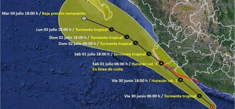 Por tormenta “Beatriz” cerrarán el puerto de Manzanillo a la navegación