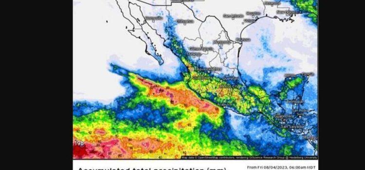 Tormenta tropical Eugene ocasionará fuertes lluvias en Colima
