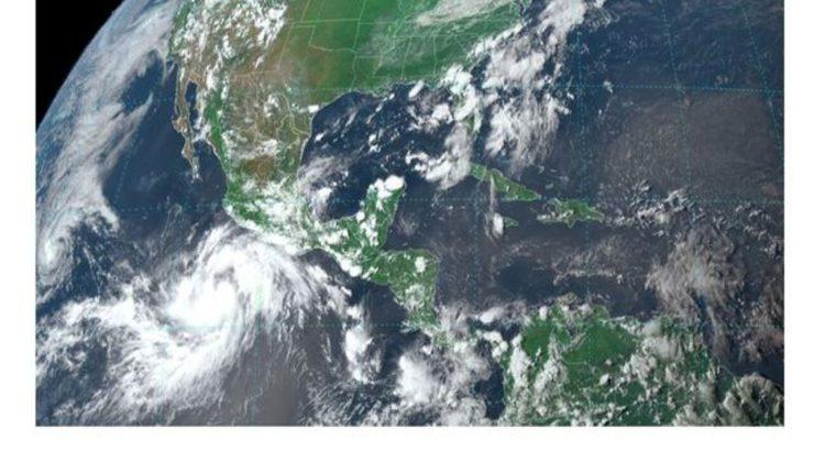 Tormenta tropical Hilary se desplaza a las costas de Colima
