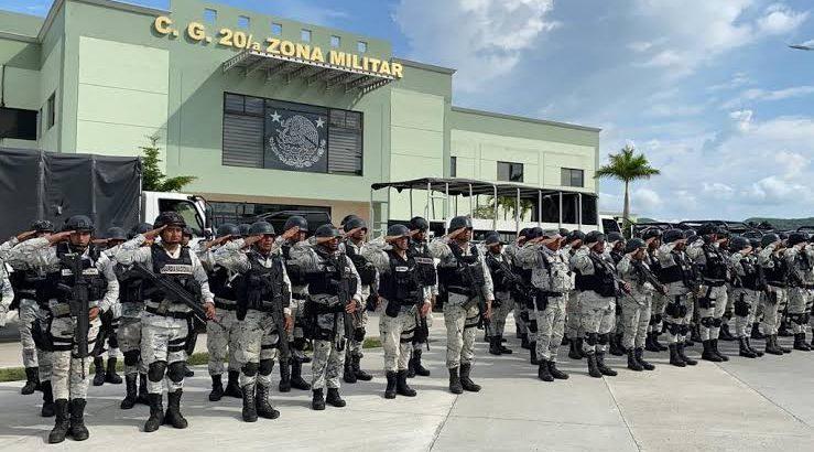 Despliegan en Colima elementos de la Guardia Nacional