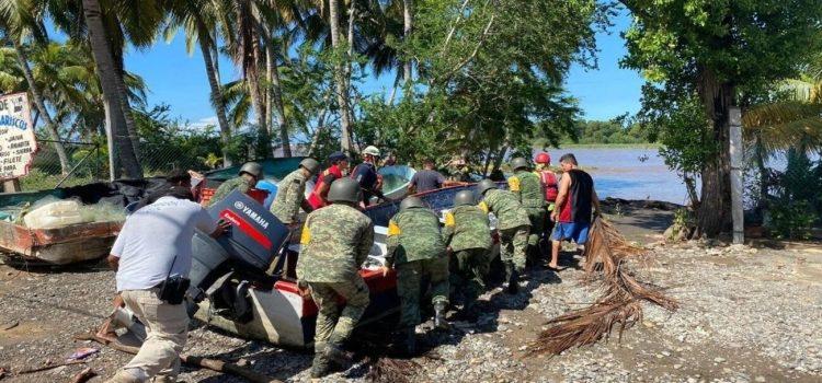 Rescatan a 6 desaparecidos tras paso del huracán “Lidia” por Colima