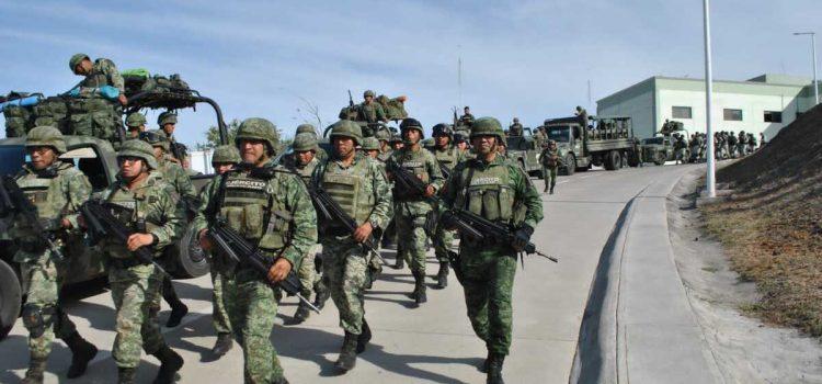 Elementos del Ejército Mexicano llegan a Colima