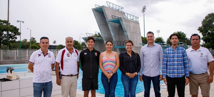 Gobernadora inaugura instalaciones de alto nivel para clavados en la Unidad Morelos