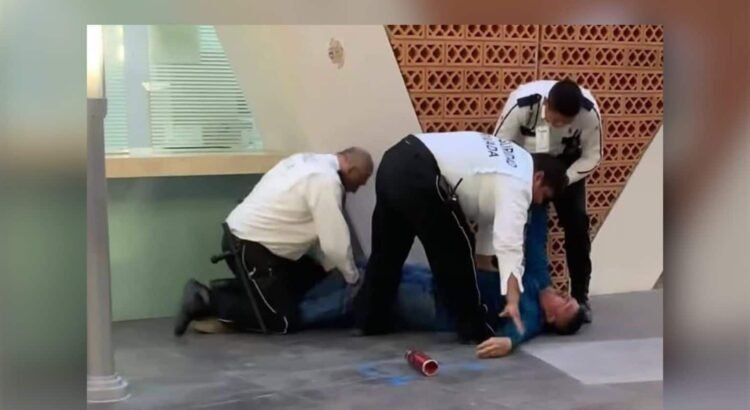 Paciente del IMSS agredido por seguridad, DH interviene