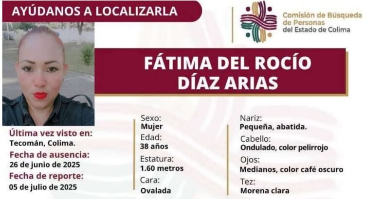A 15 días de su desaparición, sigue sin rastro de agente de policía de Tecomán, Colima