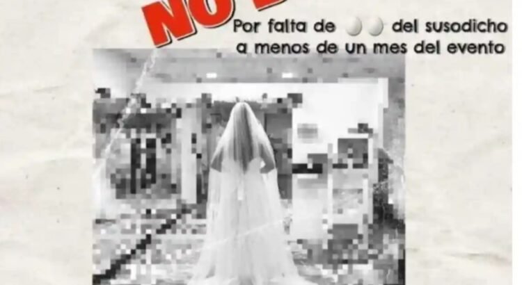 Tras cancelación de su enlace matrimonial decidió organizar una “No Boda”