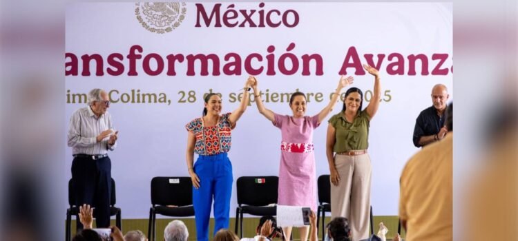 Más de 115 mil personas salieron de la pobreza en Colima, Sheinbaum