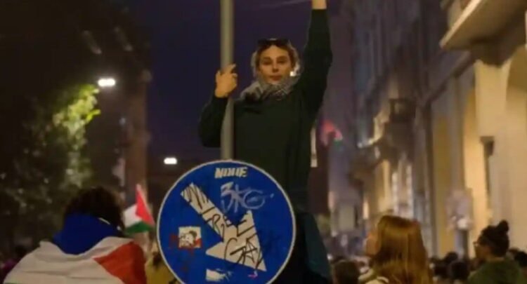 Miles marcharon en Europa a favor de Palestina