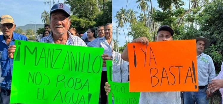 Ejidatarios de Armería cierran pozos en protesta por explotación de agua hacia Manzanillo
