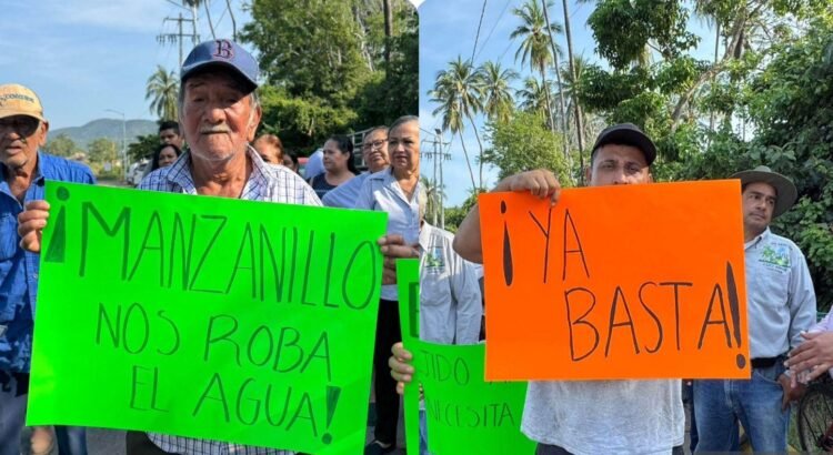 Ejidatarios de Armería cierran pozos en protesta por explotación de agua hacia Manzanillo