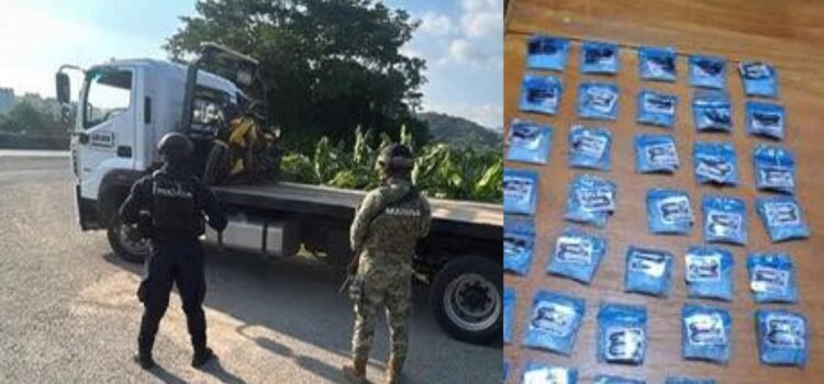 Marina detiene a 22 personas y decomisa armas, cartuchos y droga en operativo del “Plan Colima”