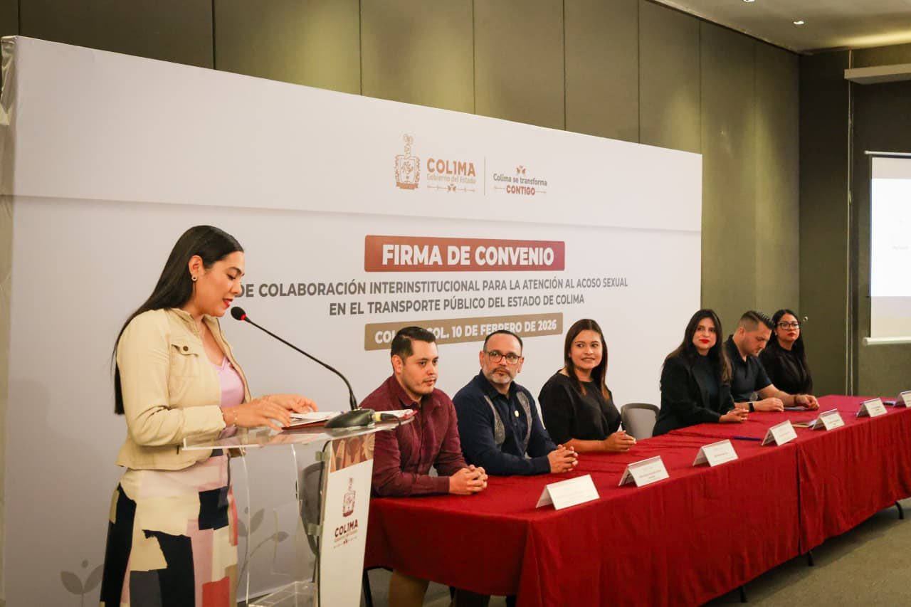Colima pone en marcha convenio contra el acoso en transporte público