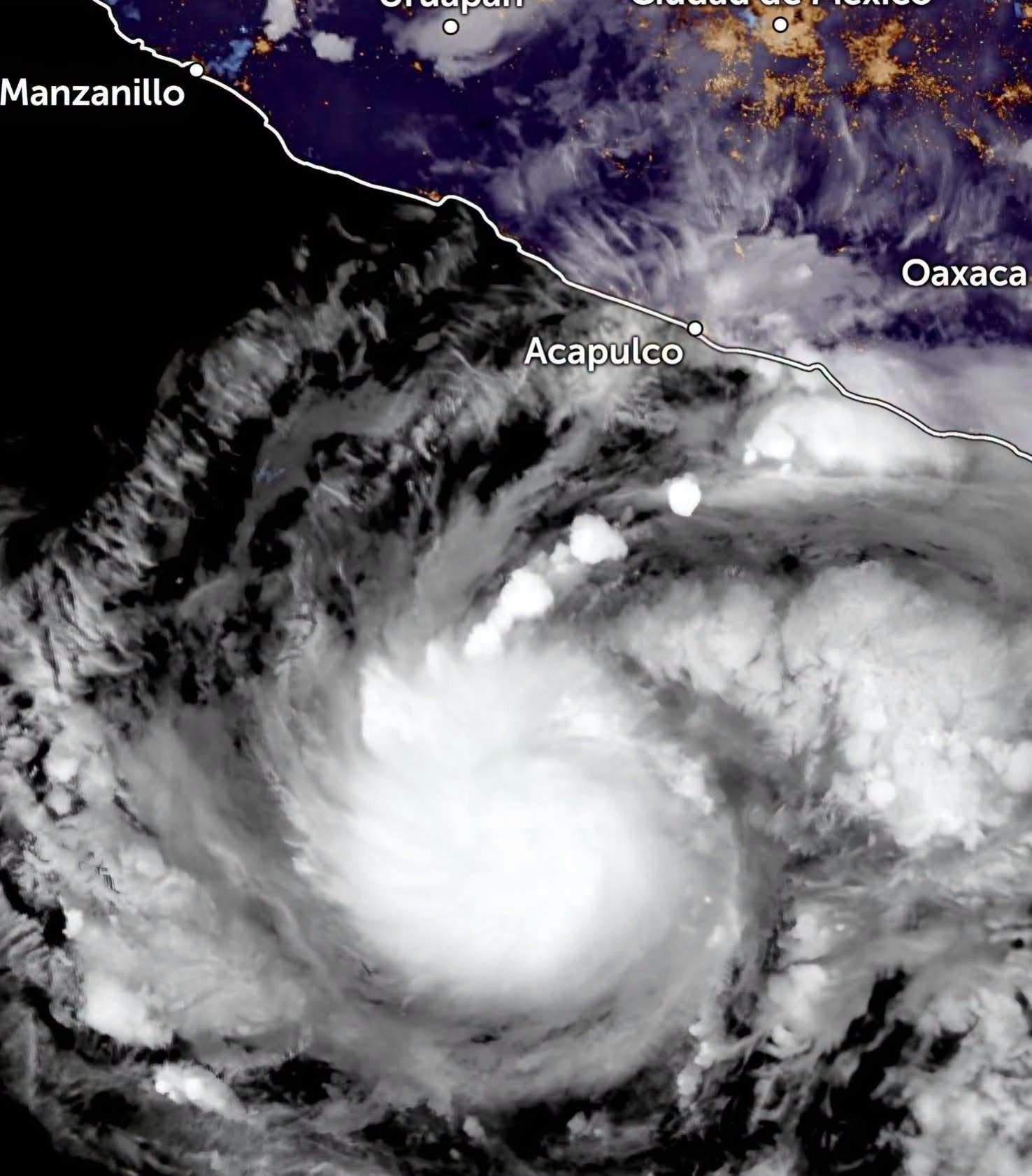Trudy podría alcanzar categoría 4 y acercarse a costas de Colima y Michoacán